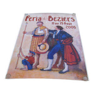 Affiche féria de béziers. - 120