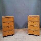 Pair of leather cardboard makers