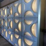 Decorative light panels. Oyster light by Rolf Krüger, 1960s, Set of 15