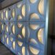 Decorative light panels. Oyster light by Rolf Krüger, 1960s, Set of 15