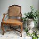 Fauteuil Régence à entretoise