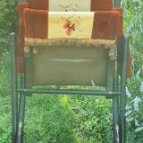 Folding armchair chair Napoleon III of the nineteenth century