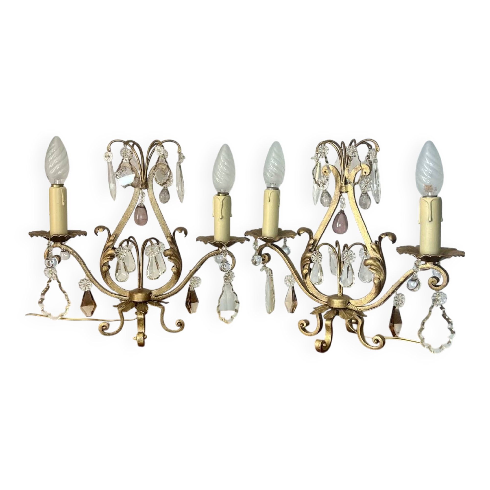 Pair of Art Deco candelabra