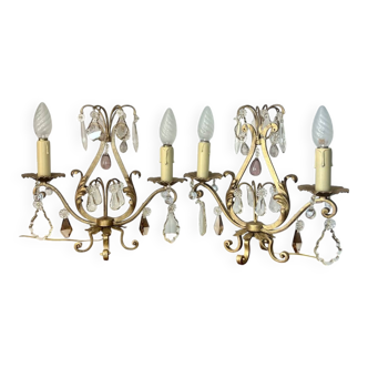 Pair of Art Deco candelabra