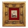 <Portrait de jeune femme>,peintre du 19ème siècle