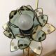 Vintage lotus flower lamp