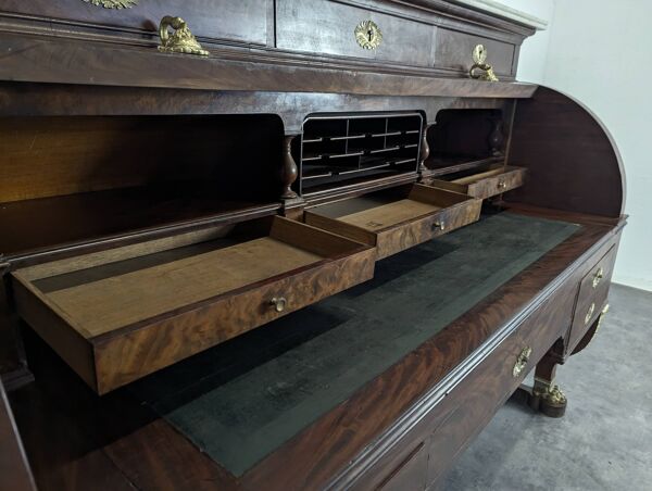 Bureau cylindre d'époque Empire