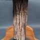 Brutalist teak stool or side table, 13 kg, 2 available D344 /1/
