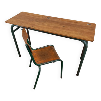 1950s desk and school chair