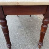 Vintage brasserie table