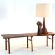 vintage 'Odijk' mid-century modern bench