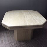 Travertine coffee table from the 70s