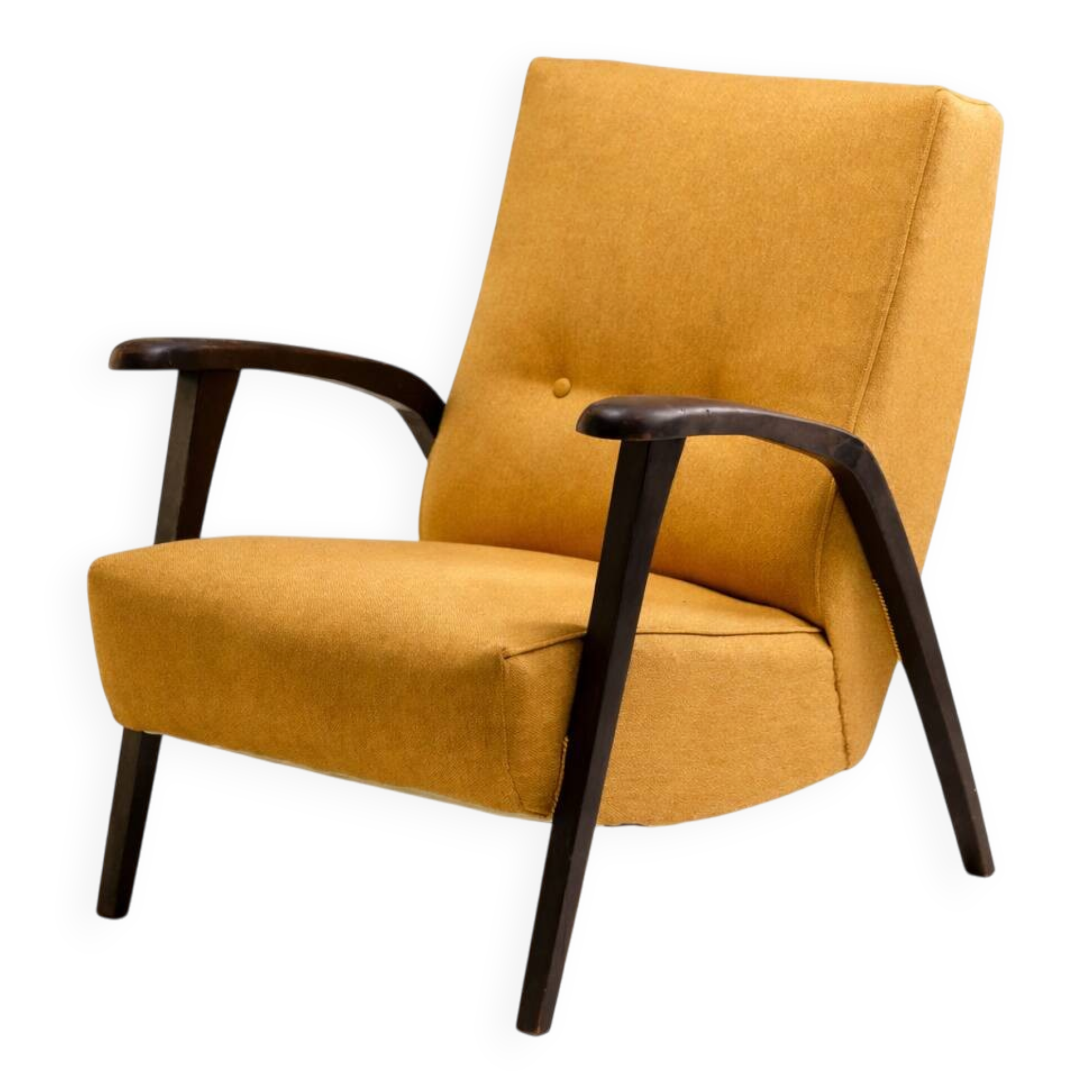 Armchair, attributed to Krásná jizba / ÚLUV, 1950s–1960s, Czechoslovakia