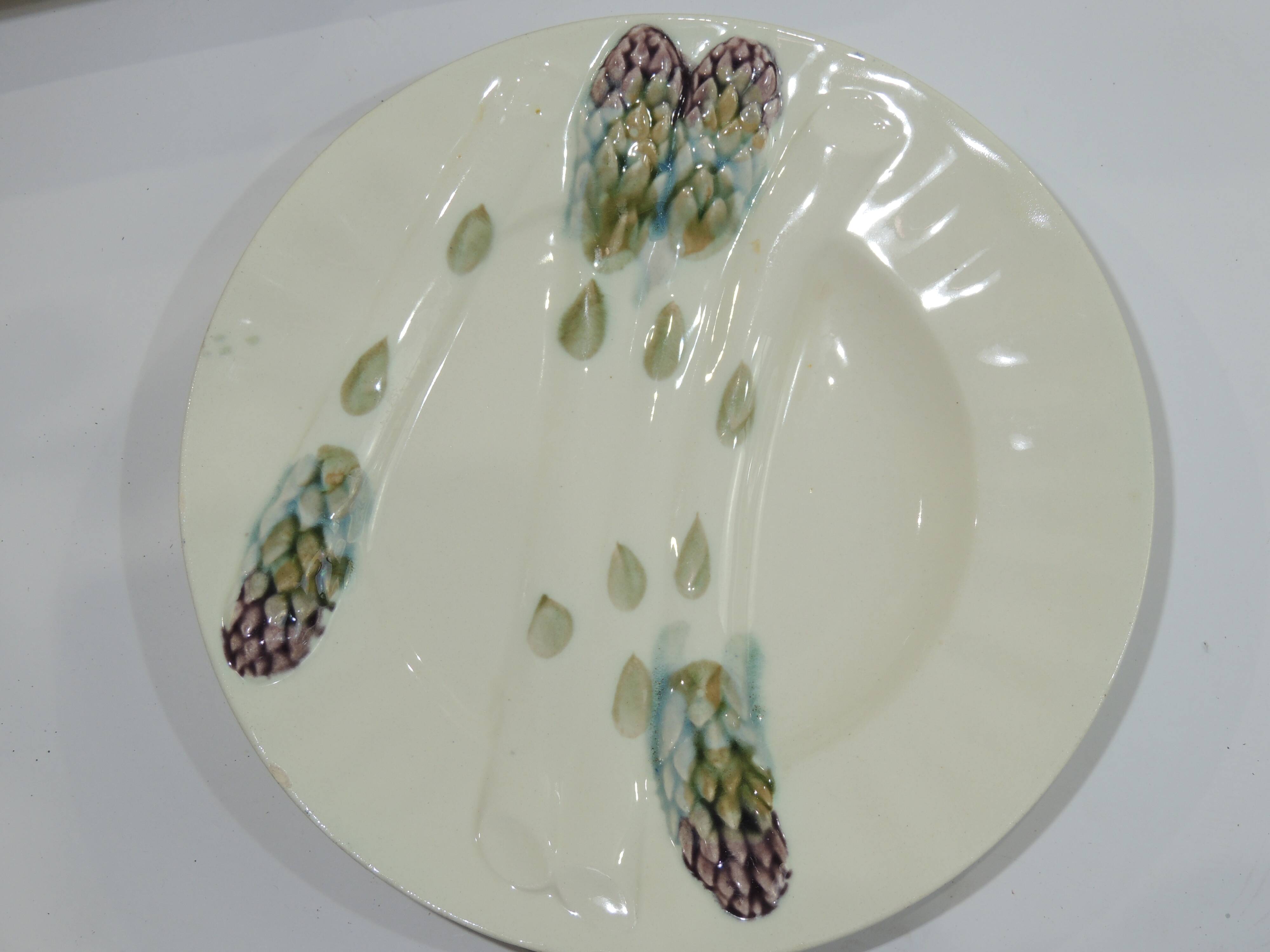 Asparagus service /luneville k g /vintage