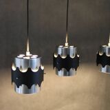 1960s Set of Three Danish Pendant Lights