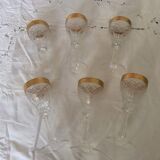Set of 6 Crystal glasses