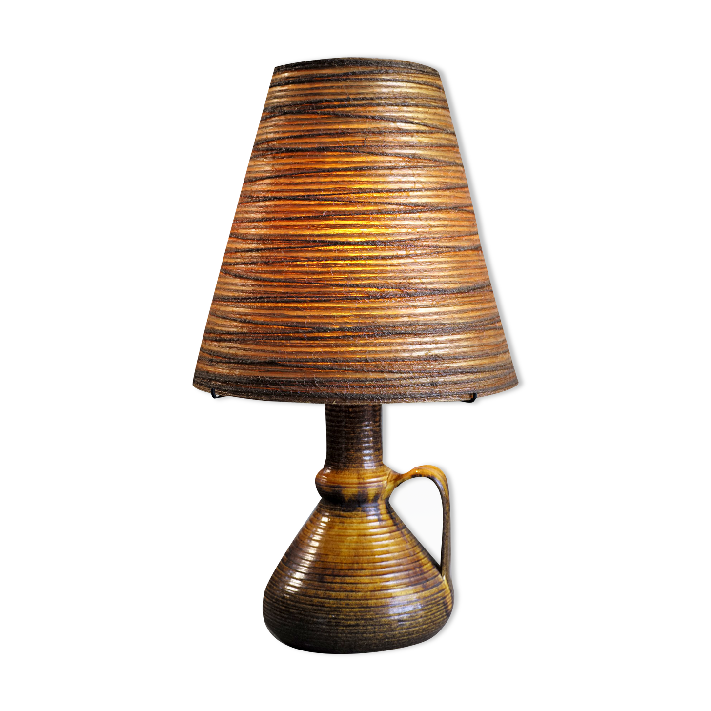 Accolay, large lamp "Urbaine", France 1960