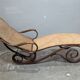Chaise longue 1900 bois courbé