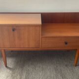 Console, Scandinavian teak sideboard, 1960s