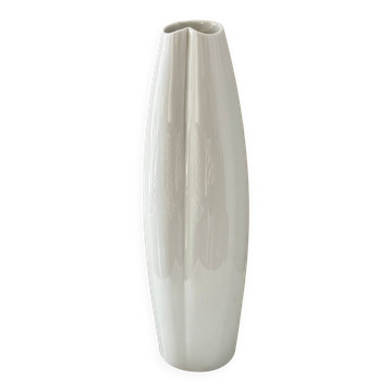 Vintage Tapio Wirkkala white ceramic Vase 2737 for Rosenthal Studio Line