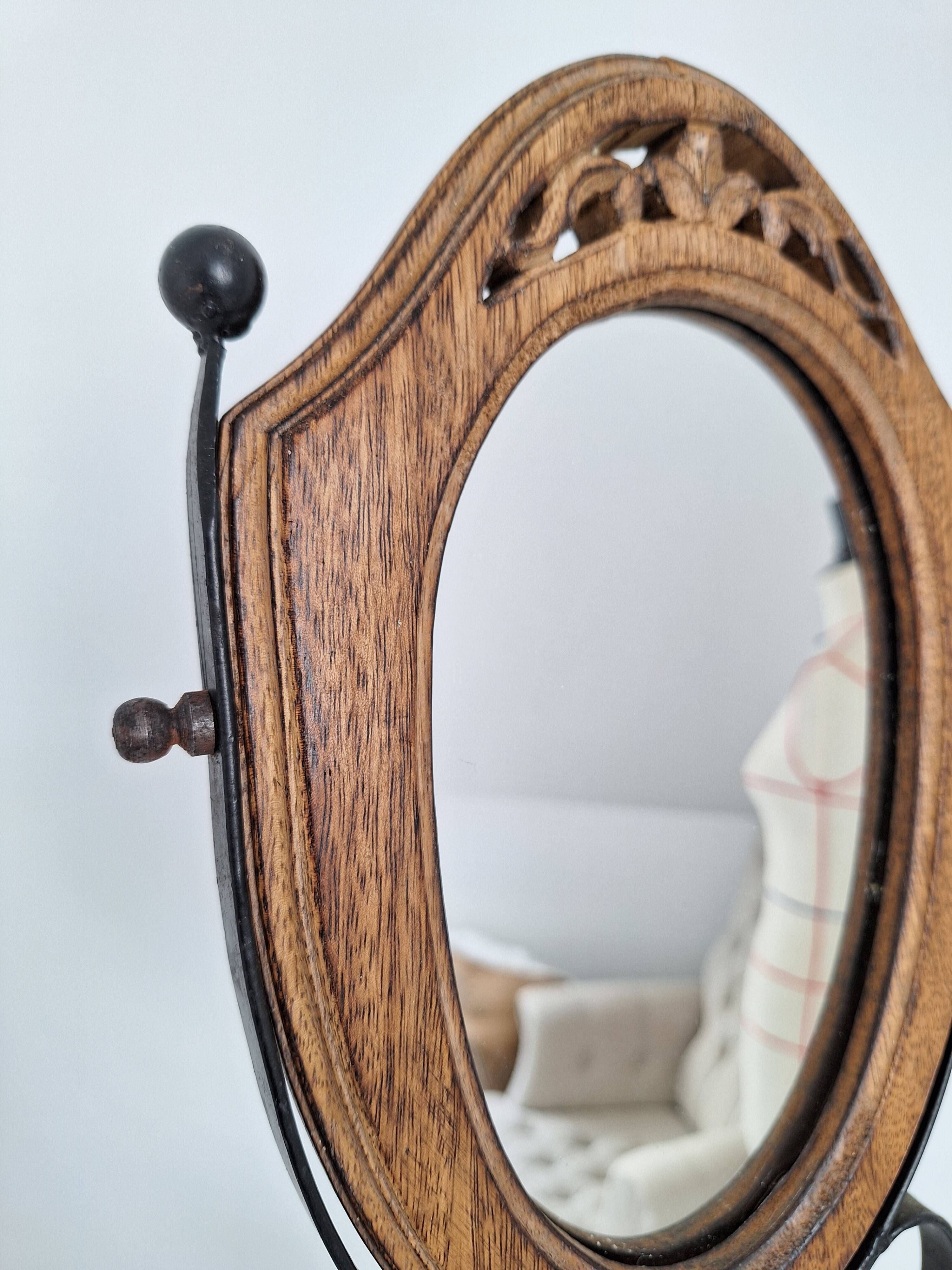 Baroque table mirror 25x56cm