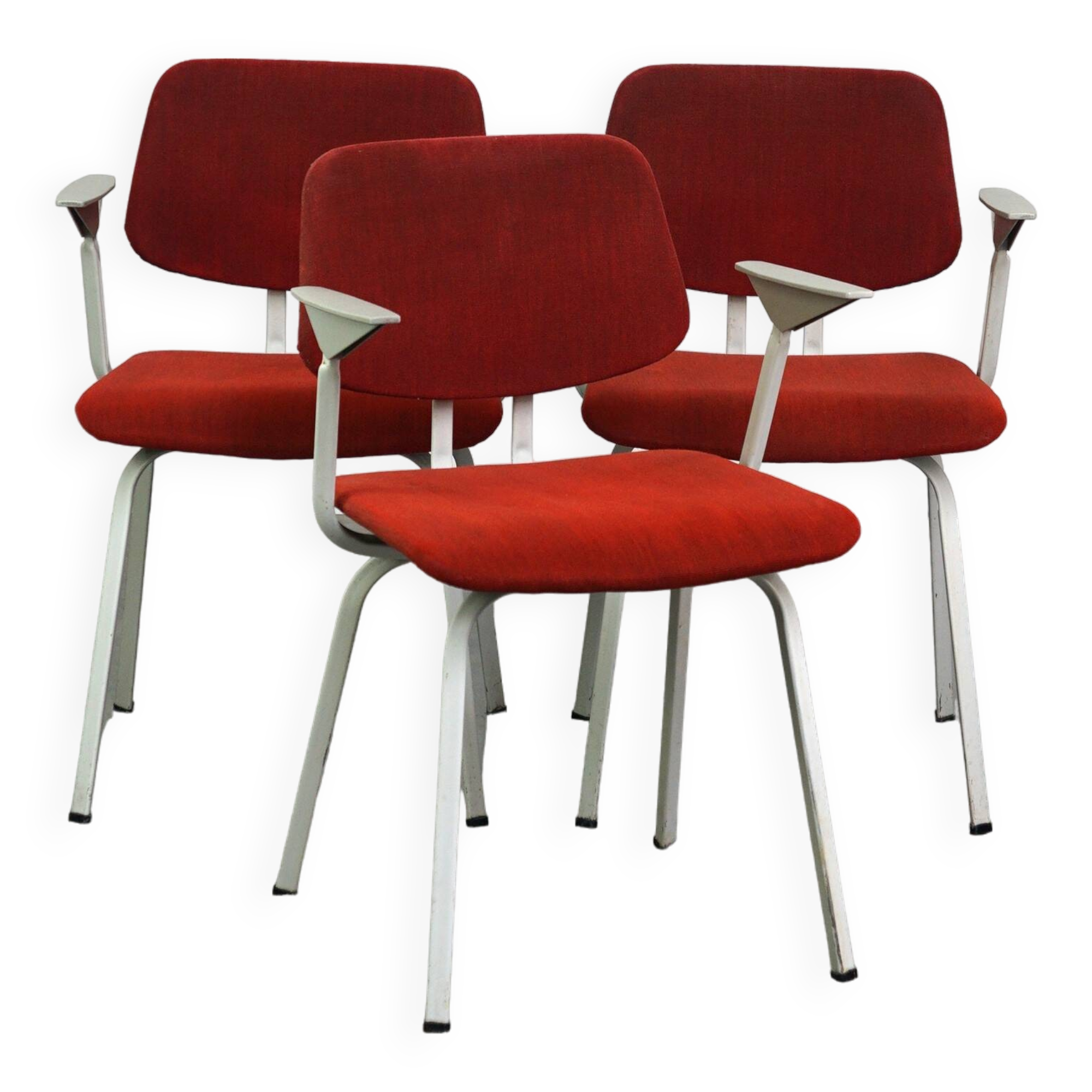 Set of 3 vintage design chairs by Friso Kramer for Ahrend de Cirkel from the late 1960s