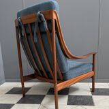 Highback easy chair by Wilhelm Knoll 1960s