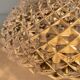 APPLIQUE Semi-Crystal Ceiling Light 1950s