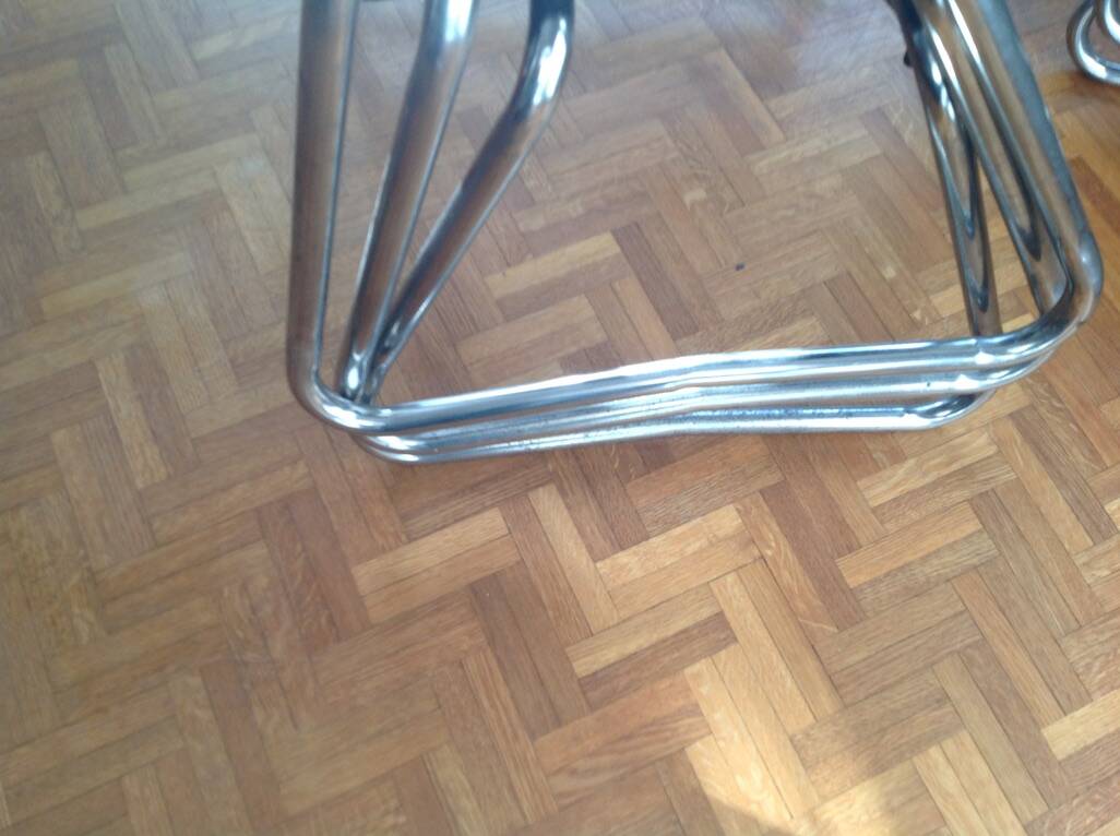 Six vintage Pagholz (or pagwood) Flötotto chairs (high back)