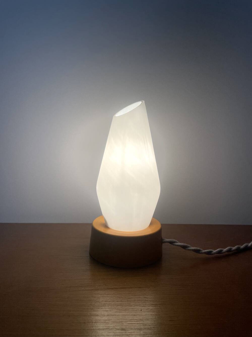 Vintage orange table lamp