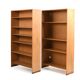 Pair of Hans J. Wegner Oak & Teak Bookshelves RY8