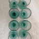 Lot of 8 vintage stemmed glasses