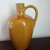 Vintage glazed stoneware pitcher