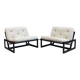 Pair of Carlotta sun loungers by Afra and Tobia Scarpa for Cassina