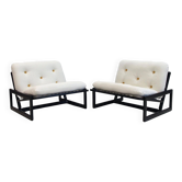 Paire de fauteuils Carlotta d'Afra et Tobia Scarpa pour Cassina