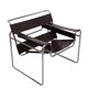 Wassily Dark Brown B3 Armchair Chair by Marcel Breuer for Gavina 1960s