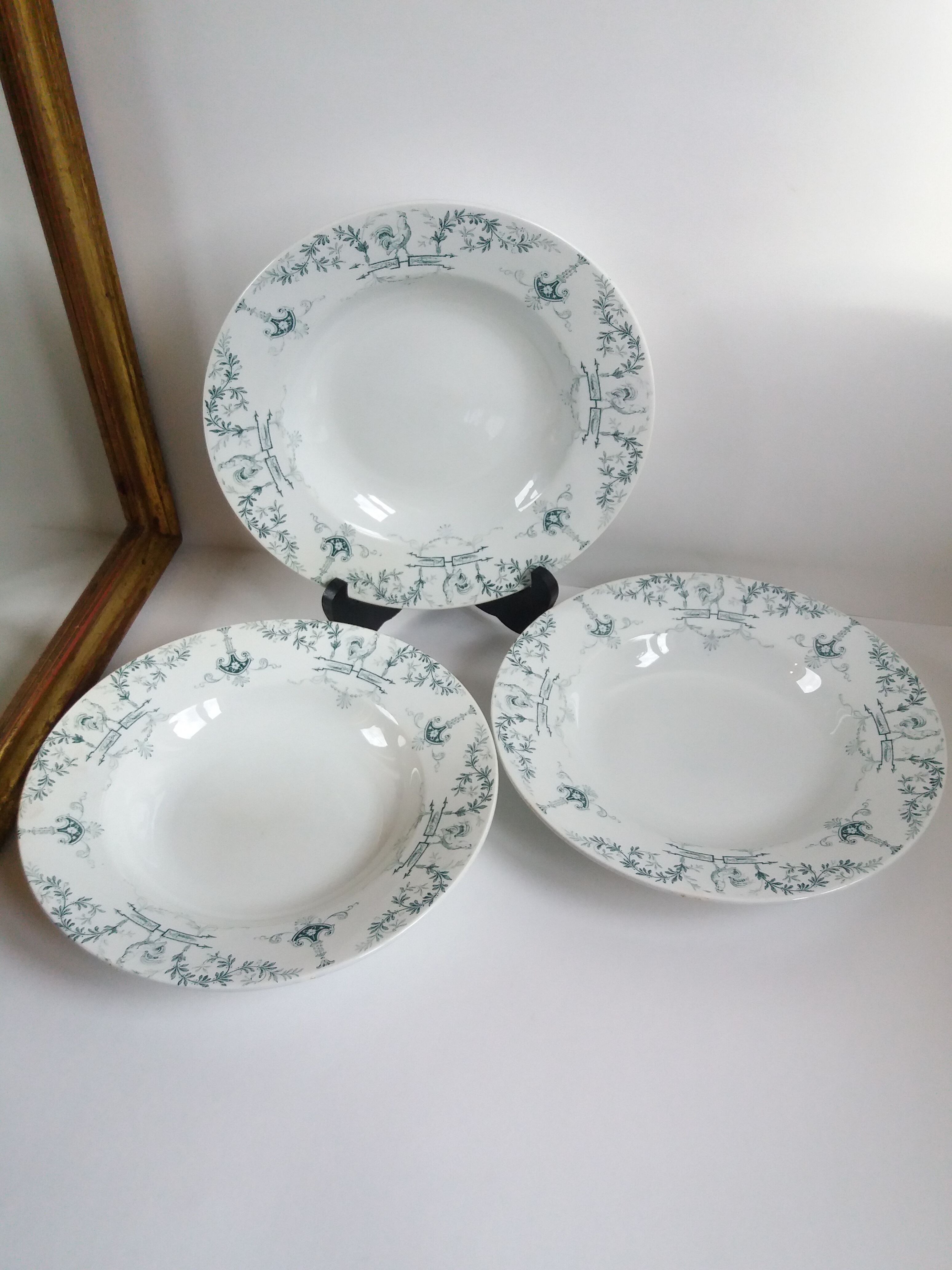 Trio Lunéville hollow plates