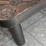 Table basse vintage pierre de lave