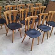 Set of 12 bistro chairs