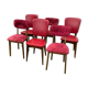 Set de 6 chaises années 60