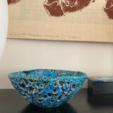 Eruptive ceramic dish from the 60s
