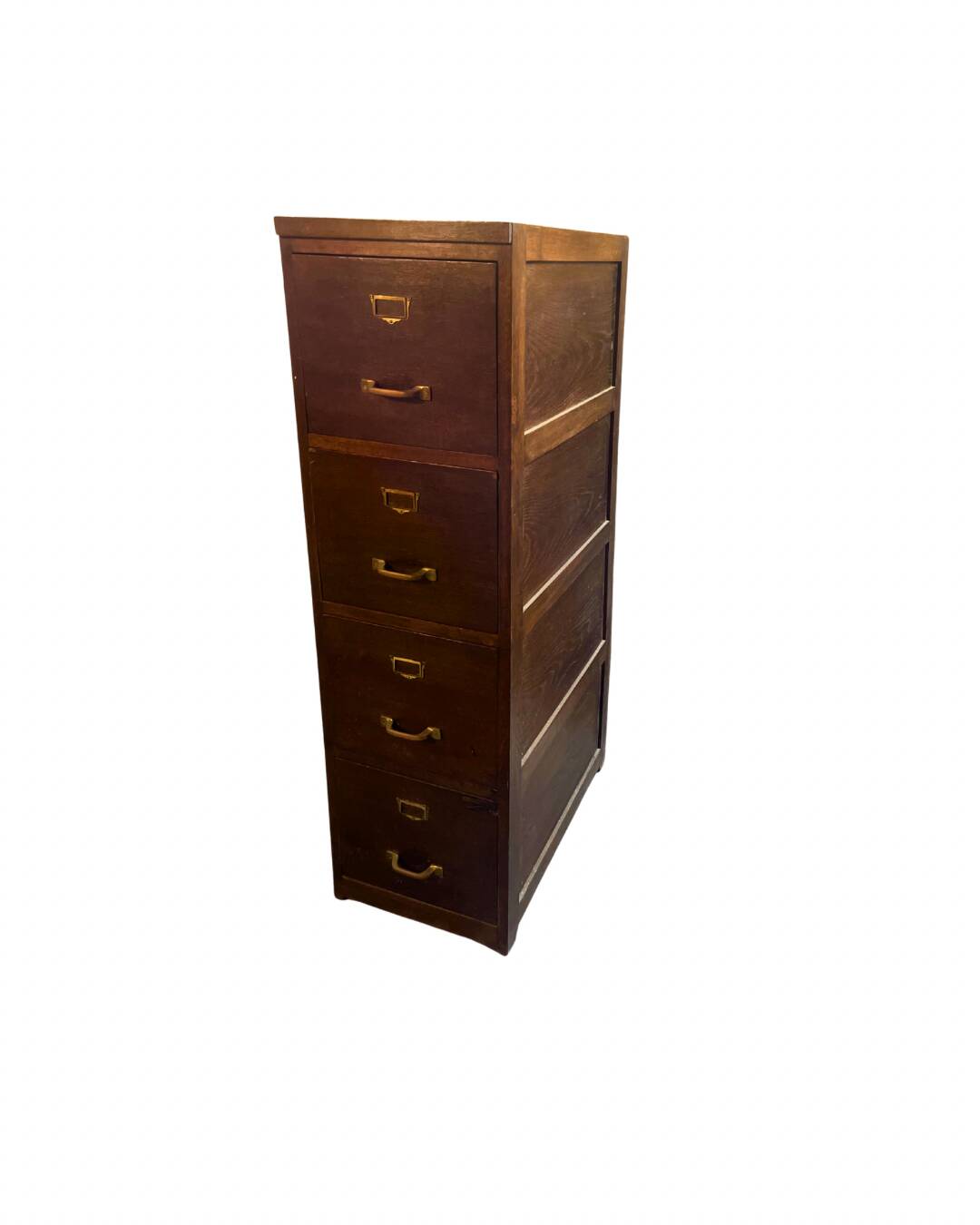 Antique filing cabinet "Shannon Filing Cabinet" - 4 drawers - oak