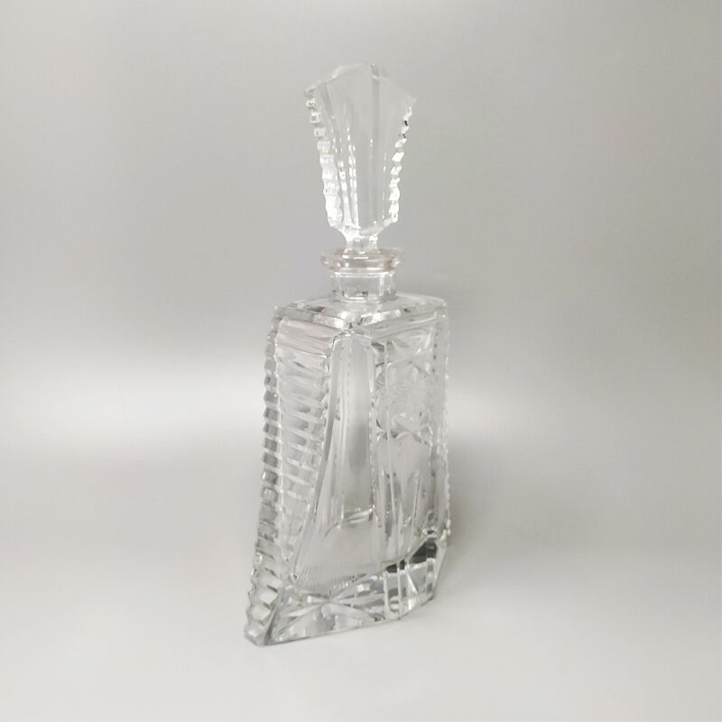 1950 crystal decanter with 6 crystal glasses