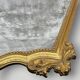 Large antique wall mirror in carved gilded wood – height: 85 cm