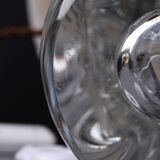 Very Heavy Crystal Twisted Drop Art Deco French Lamp