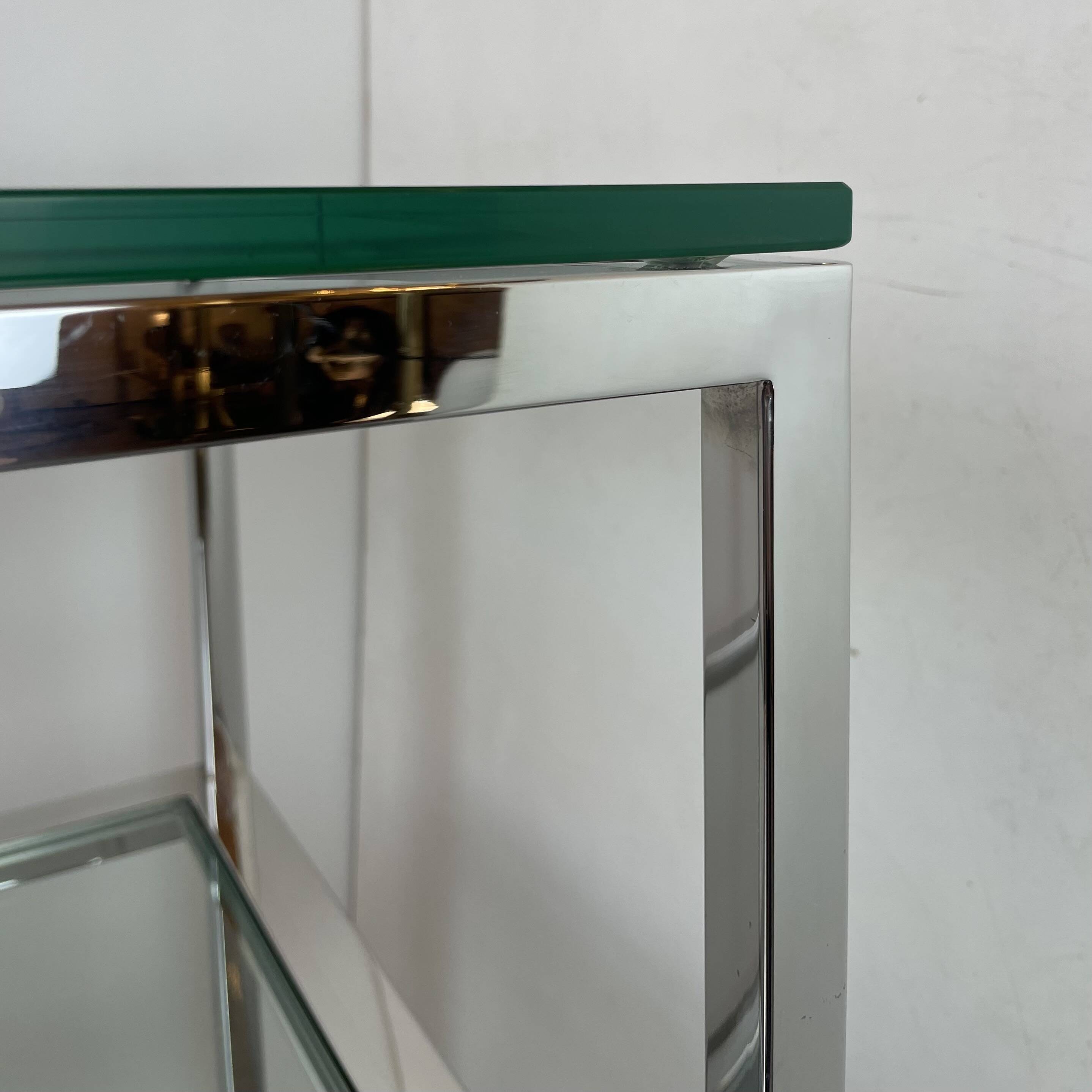 Side Table by Belgo Chrom Belgium, 1980s