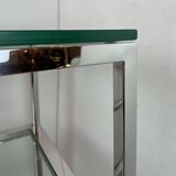 Side Table by Belgo Chrom Belgium, 1980s