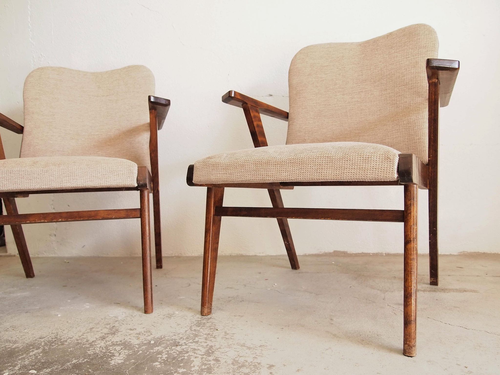 Pair of scandinavian armchairs
