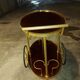 Vintage mahogany roll bar