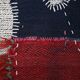 Hand Woven Tribal Wall Hangin, Boho Textile Art, 103x106 Cm